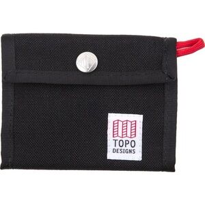 TOPO DESIGNS Tri-Fold Snap Wallet Black